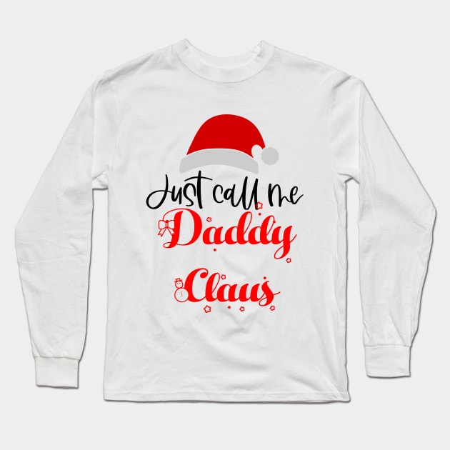 Daddy Claus Long Sleeve T-Shirt by CindersRose